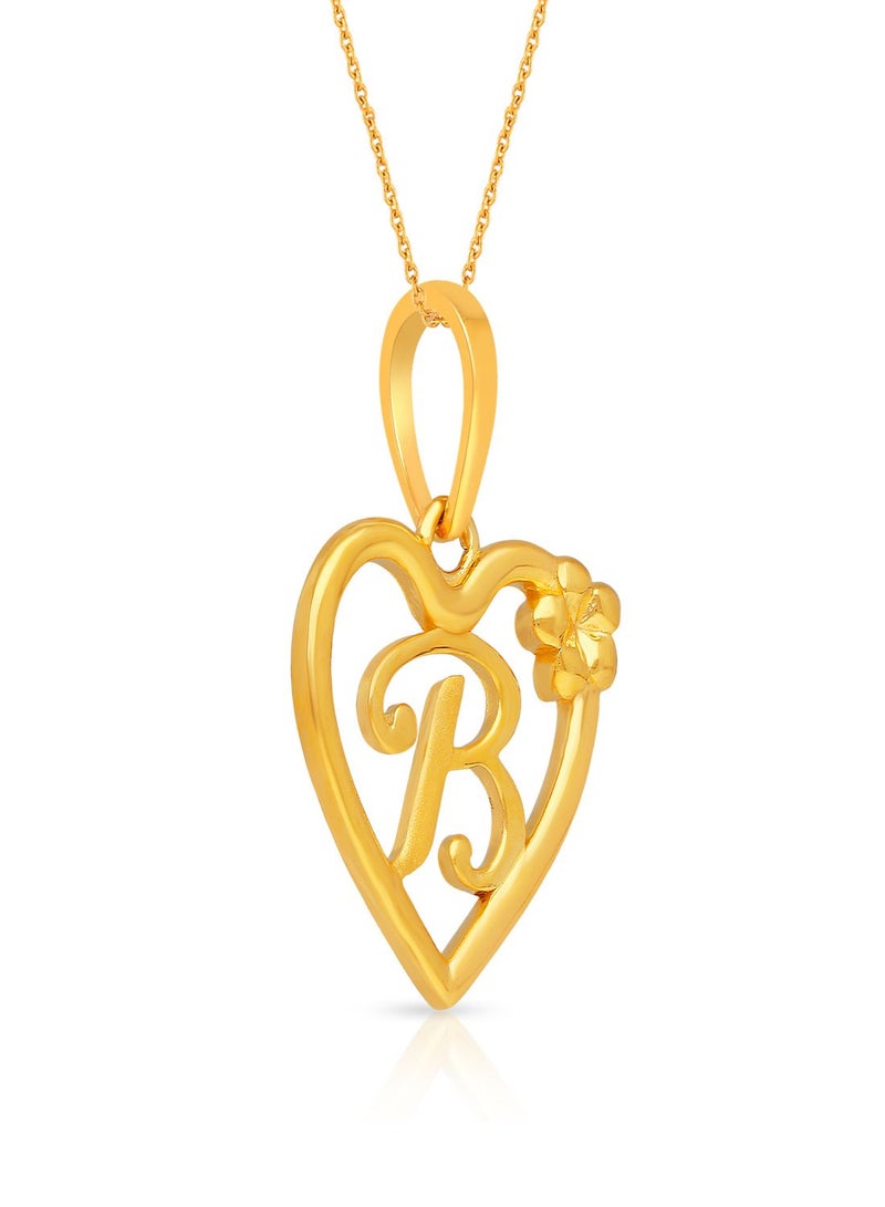 Malabar Gold and Diamonds 22k 916 Purity Gold Pendant for Women DZPN172BY  - Image 2