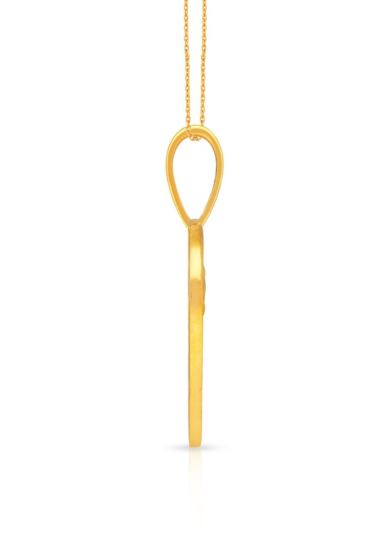 Malabar Gold and Diamonds 22k 916 Purity Gold Pendant for Women DZPN172BY  - Image 3