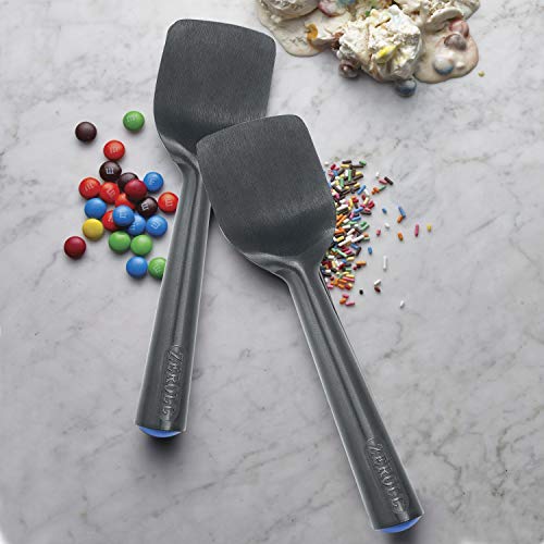 Zeroll 1065FS-ZT Original Zelato Tubmate Aluminum Gelato Spade for Leveling Tubs Packing and Hand-Mixing, Self-Defrosting Fluid-Filled Handle Longer-Lasting Thicker Blade , 9-Inch, Gray - Image 2