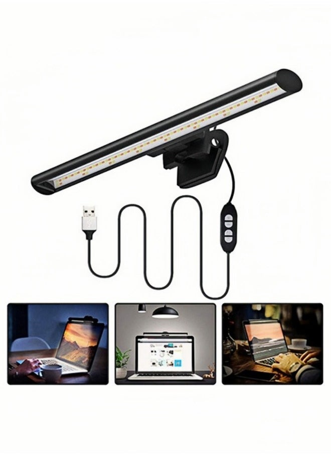 Healife E-Reading Mопitоr Laptop Screen Light Bar, LED Desktop Table Lamp, Eye Protection Reading Lamp, USB-Powered LED Light Desk Lamps  - Image 1
