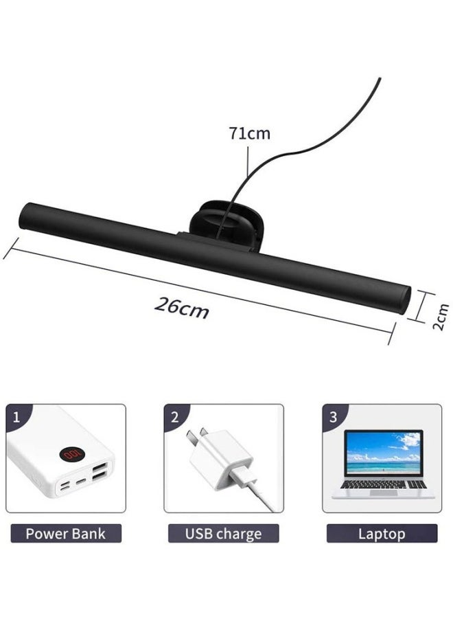 Healife - E-Reading Mопitоr Laptop Screen Light Bar, LED Desktop Table Lamp, Eye Protection Reading Lamp, USB-Powered LED Light Desk Lamps - Image 1