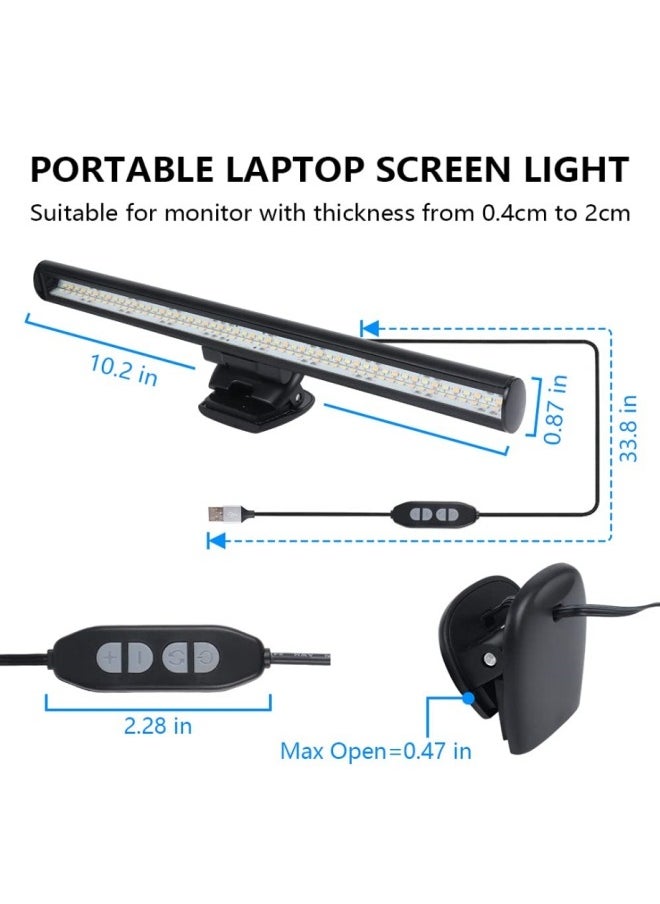 Healife - E-Reading Mопitоr Laptop Screen Light Bar, LED Desktop Table Lamp, Eye Protection Reading Lamp, USB-Powered LED Light Desk Lamps - Image 1