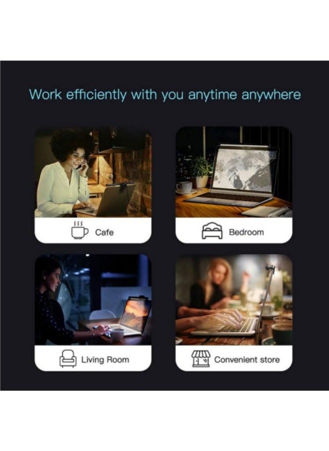 Healife E-Reading Mопitоr Laptop Screen Light Bar, LED Desktop Table Lamp, Eye Protection Reading Lamp, USB-Powered LED Light Desk Lamps  - Image 4