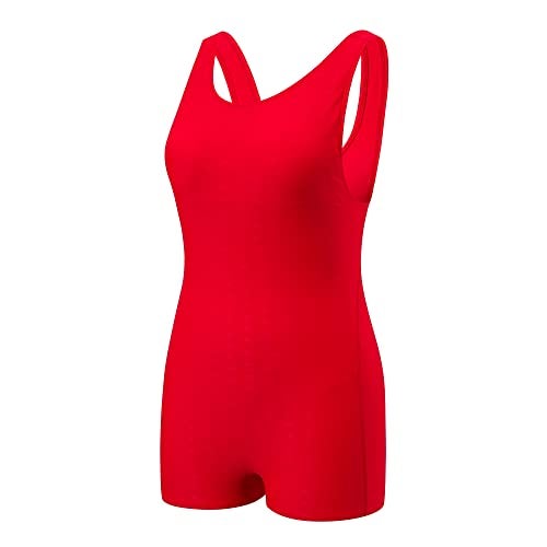 J·E Sterguard J.E Sterguard Athletic Girls' One Piece Swimsuit, Infinity Splice Thick Strap Girls Bathing Suits, Pro for Practice and Competition Red Girl Swimsuits Size 8 1880D - Image 4