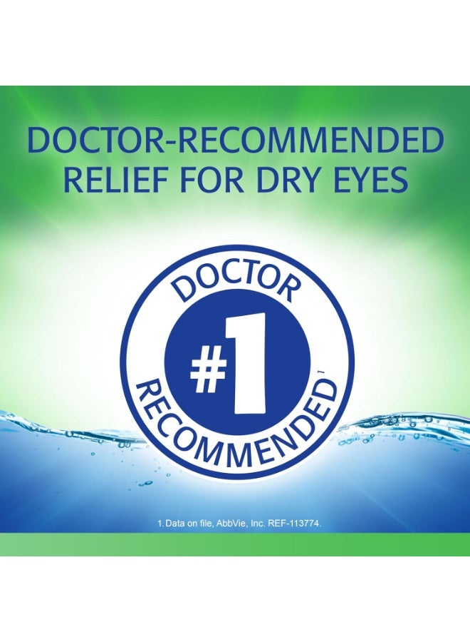 Refresh Tears, Lubricant Eye Drops, 2 Bottles .5 fl oz (15 ml) - Image 2