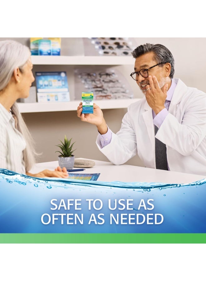 Refresh Tears, Lubricant Eye Drops, 2 Bottles .5 fl oz (15 ml) - Image 4