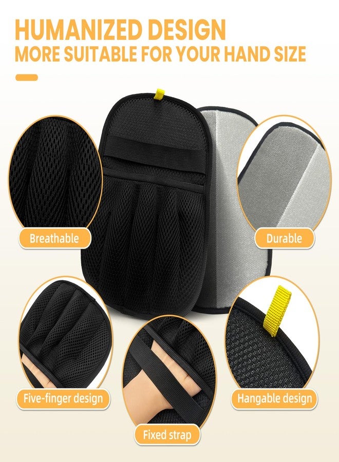 SmartTail Pet Hair Removal Glove for Cats & Dogs,Durable Electrostatic Five-Finger Pet Hair Remover Tools,Reusable Pet Hair Gloves with Magic Brush for Cat Dog Grooming Clothes Couch Carpet Car Seat Furniture - Image 2