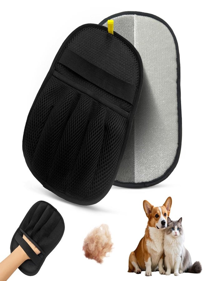 SmartTail Pet Hair Removal Glove for Cats & Dogs,Durable Electrostatic Five-Finger Pet Hair Remover Tools,Reusable Pet Hair Gloves with Magic Brush for Cat Dog Grooming Clothes Couch Carpet Car Seat Furniture - Image 1