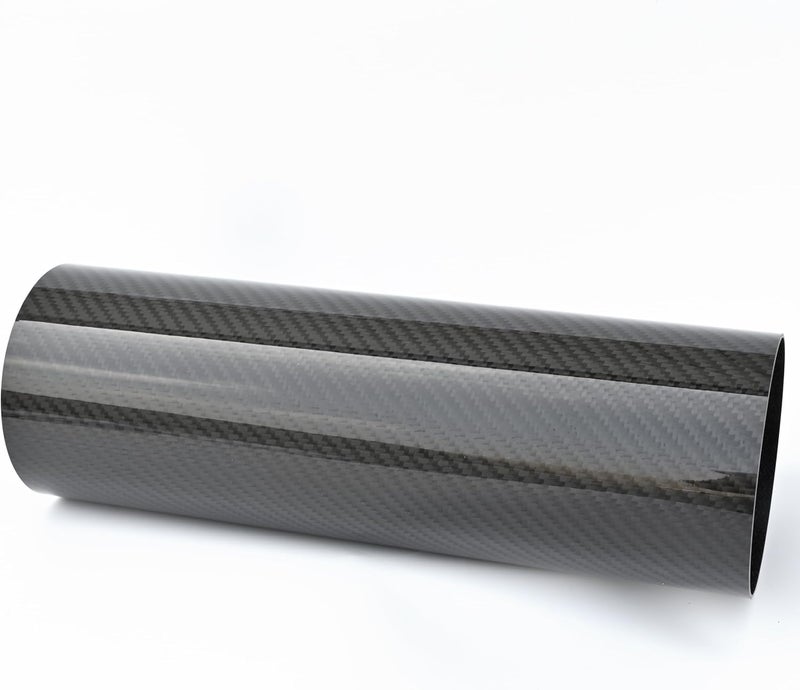 AC PERFORMANCE 3.5 Inch (89mm) Straight Carbon Fiber Tube - 11.8 Inch Length, 1.3mm Thickness - Image 2