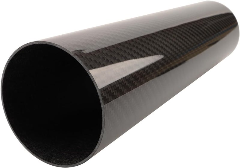 AC PERFORMANCE 3.5 Inch (89mm) Straight Carbon Fiber Tube - 11.8 Inch Length, 1.3mm Thickness - Image 4