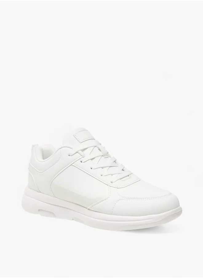 LBL by Shoexpress Men Panelled Sneakers with Lace-Up Closure - WAT24063