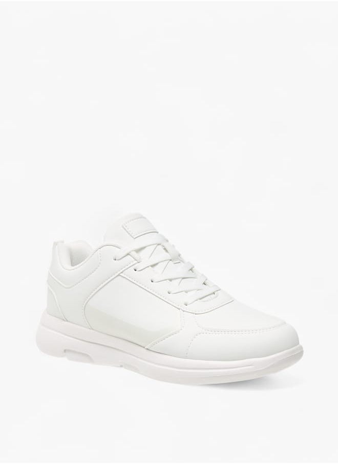 LBL by Shoexpress - Men Panelled Sneakers with Lace-Up Closure - WAT24063 - Image 1