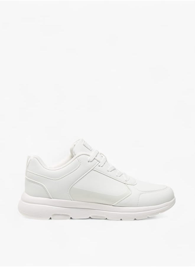 LBL by Shoexpress - Men Panelled Sneakers with Lace-Up Closure - WAT24063 - Image 1