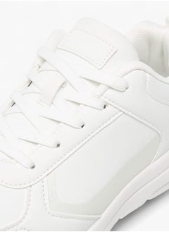 LBL by Shoexpress Men Panelled Sneakers with Lace-Up Closure - WAT24063  - Image 4