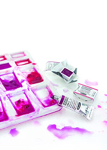 Schmincke - HORADAM AQUARELL Empty box 74 924 097, black metal box with mixing palette for individual filling with 24 x 1/2 or 12 x 1/1 cells - Image 4