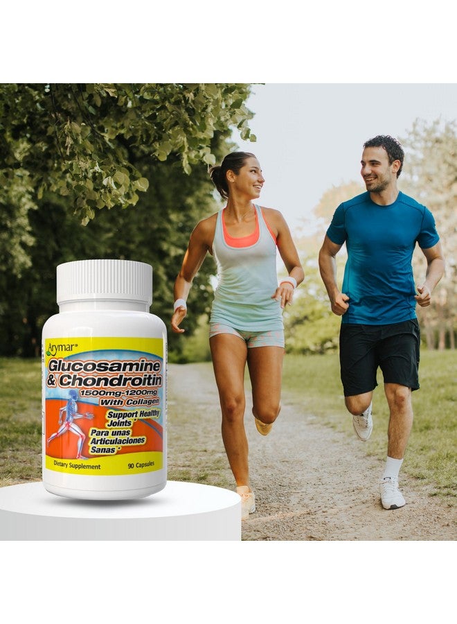 ARYMAR Glucosamine & Chondroitin with Collagen, Supports Joint Health (90 Capsules/Pack of 1) - Image 4