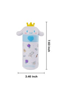 Kawaii Water Bottle Thermo's Cup Cartoon Vacuum Insulated Stainless Steel Water Bottle 350ml (White)  - Image 4