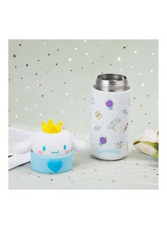 Kawaii Water Bottle Thermo's Cup Cartoon Vacuum Insulated Stainless Steel Water Bottle 350ml (White)  - Image 3