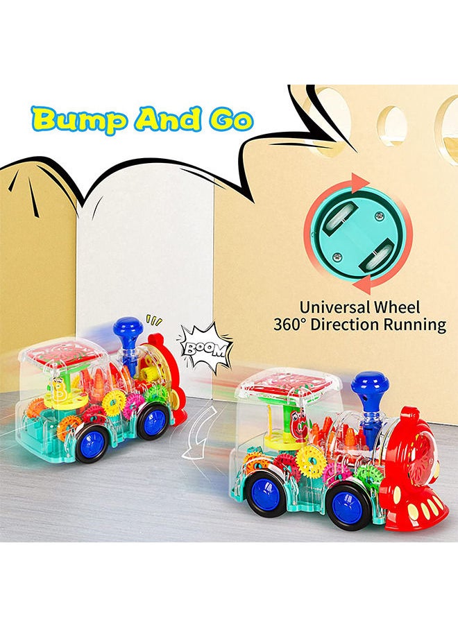 YelaJoy Baby Toys Suitable for Boys and Girls Aged 6 to 12 Months Electric Train Toys with Cool Lighting and Sound Effects Are Ideal for Children's Birthday Gifts  - Image 5