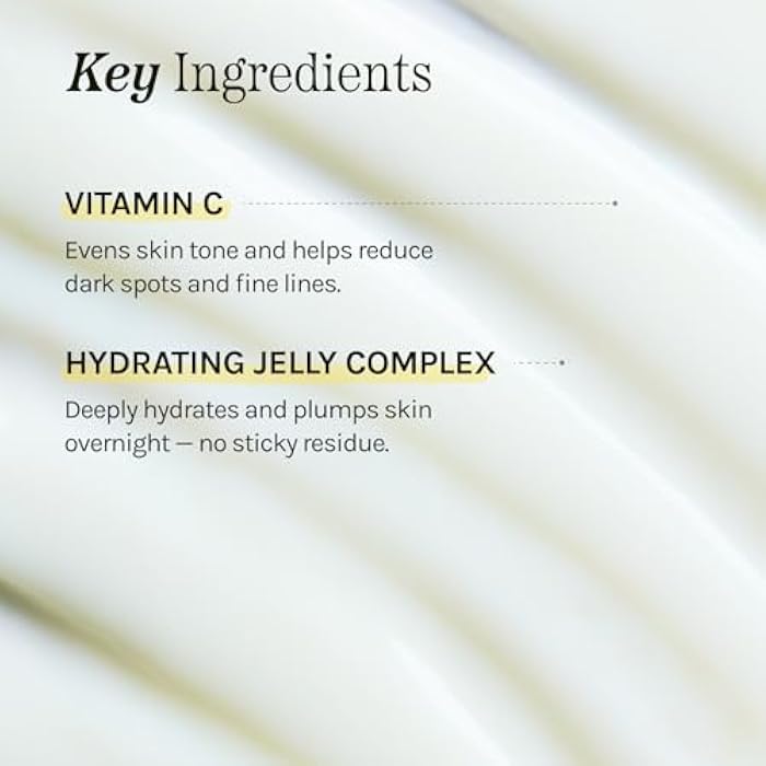 The Crème Shop Korean Skincare | Overnight Gel Mask for Moisturizing and Hydrating, Anti-Aging, Relief facial skin care - 2.36 oz (Vitamin C) - Image 4