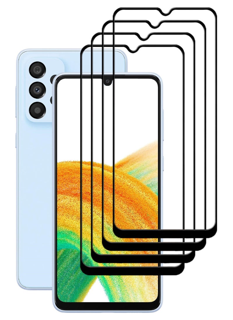 ACLIX 4 Pieces Antistatic ESD Dustproof Premium Quality High Definition Tempered Glass Screen Protector Designed For Samsung Galaxy A335G - Image 1