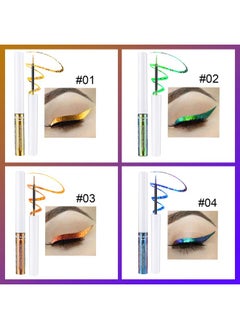 Mrettick Mrettick 6 Colors Chameleon Liquid Eyeshadow Metallic Glitter Shimmer Eye Shadow Set Long Lasting Waterproof Multichrome Eyeshadows Makeup Set  - Image 2