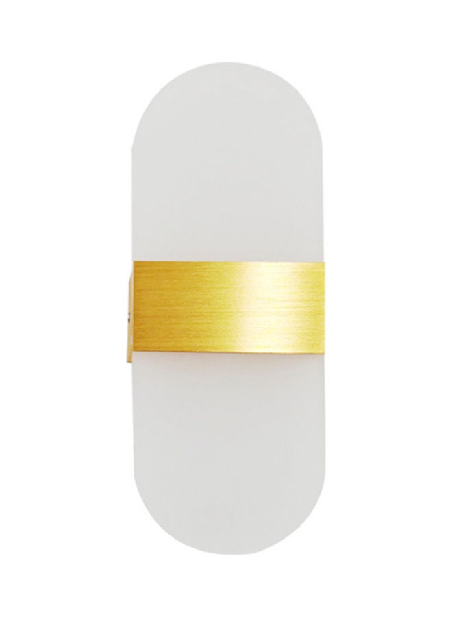 NIBEMINENT LED acrylic key wall lamp (gold, white, rounded corners) Gold 28*5*11cm - Image 1