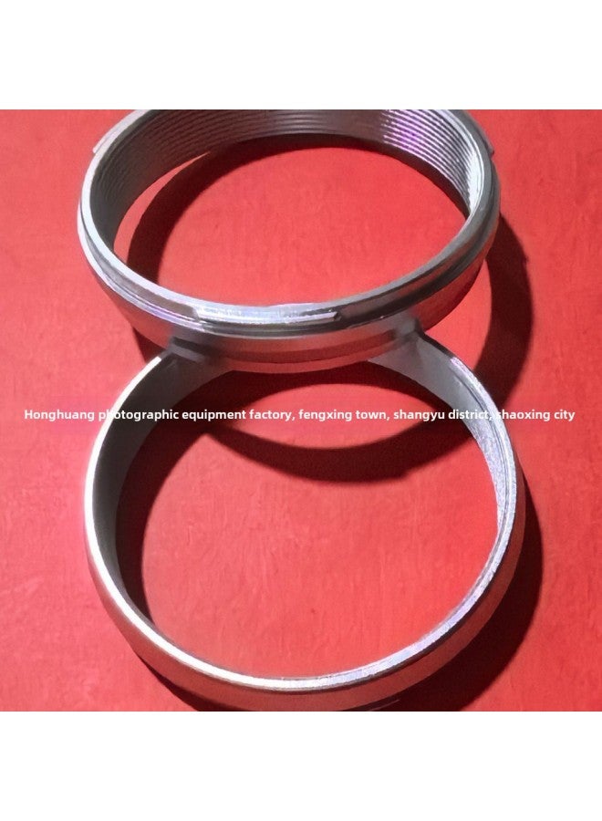 X100 Light Shield Adapter Ring Light Shield X100VI Adapter Ring 49UV Protection Ring X10 Light Shield-Color:Silver Adapter Ring + Hood  - Image 4