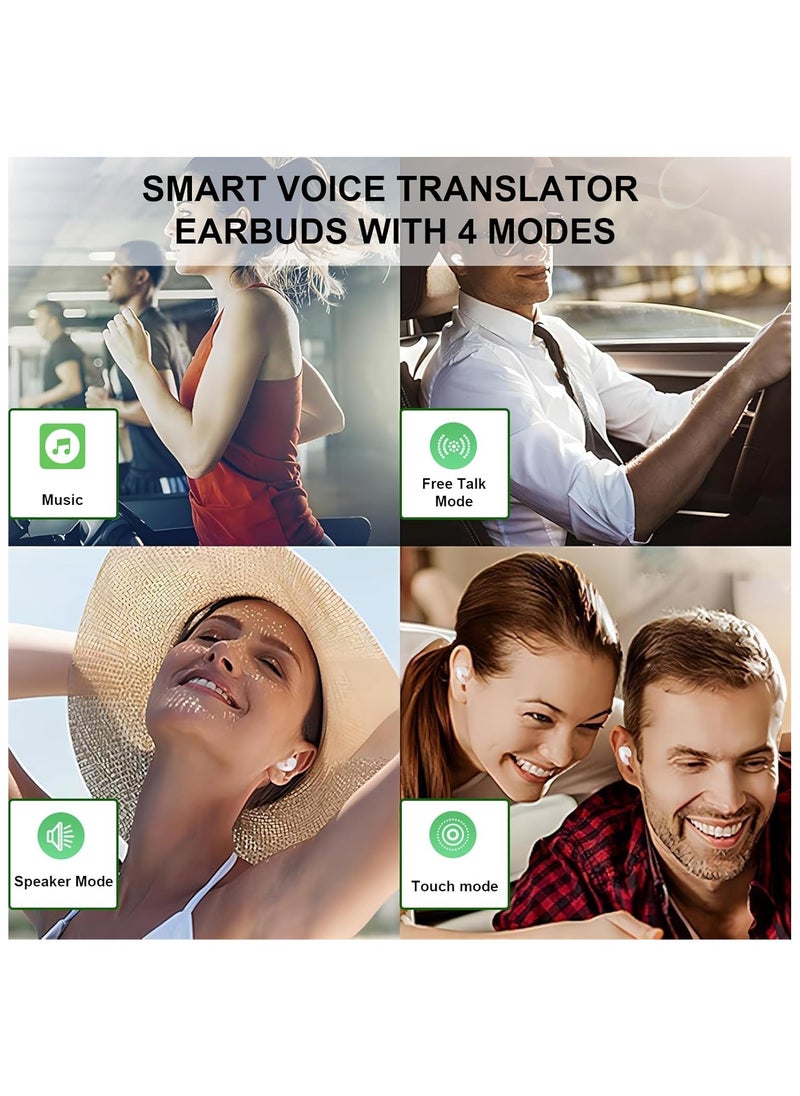 lekikpo - Translation Earbuds, Language Translator Device with 144 Languages & Accents Online, Translator Earbuds Real Time with APP Support Music and Calling, Fit for iOS & Android - Image 1