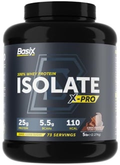 Basix Whey Protein Iso X-Pro Chocolate 5Lb  - Image 1