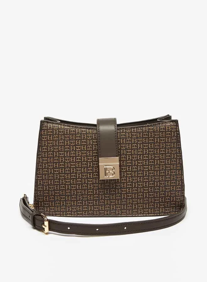 فلورا بيلا من شو إكسبرس Women Solid Crossbody Bag with Adjustable Strap and Zip Closure