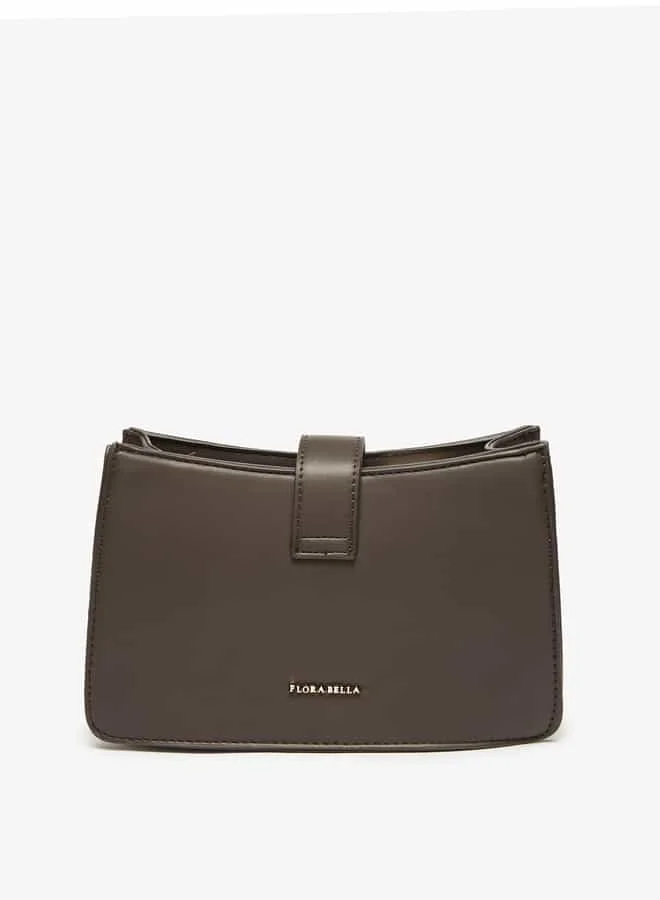 فلورا بيلا من شو إكسبرس Women Solid Crossbody Bag with Adjustable Strap and Zip Closure