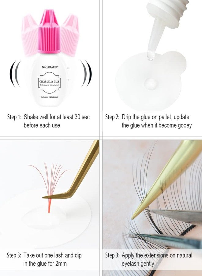 نجراكو لاصق تمديد الرموش من NAGARAKU، 5 مل، غراء تمديد الرموش من saywowstore (1,004- غراء شفاف) - Image 4