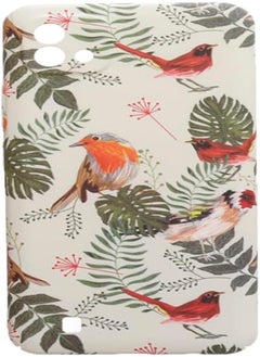 Generic Dragon Plastic Creative Back Phone Protection Case Flowers, Birds Print Design With Silicone Safety Edges And 3D Back Print For Realme C20 - Multi Color