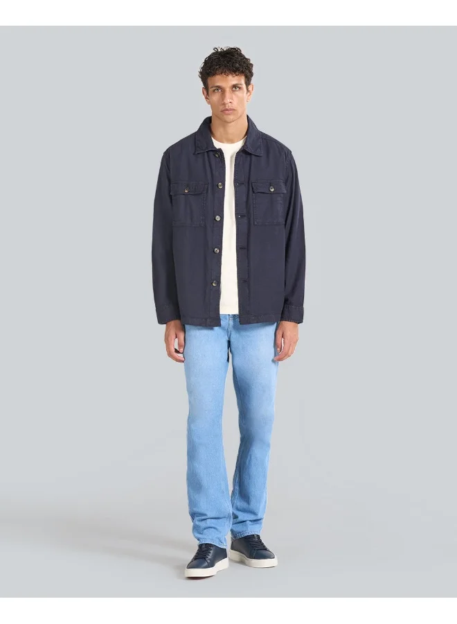 GANT Regular Fit Cotton Linen Overshirt