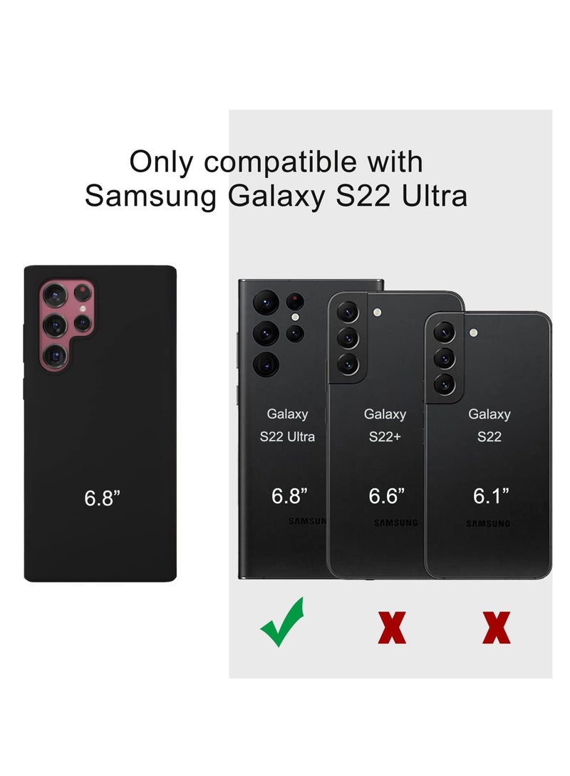 BORTONY Silicone Protective Case Cover For Samsung Galaxy S22 ultra - Image 5