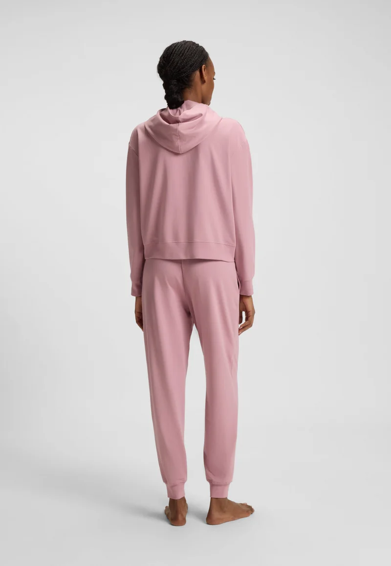 هوجو Logo-print tracksuit bottoms in stretch modal and cotton
