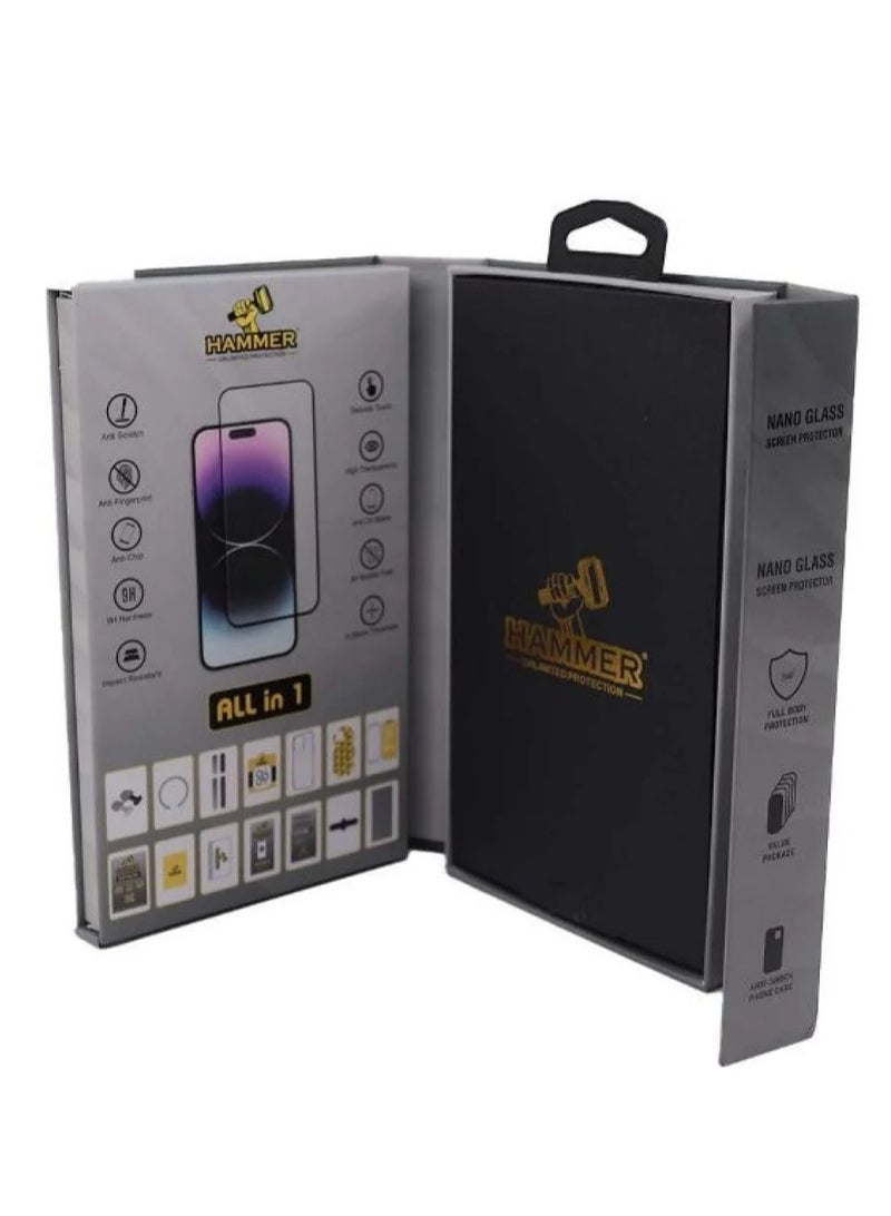 Hammer The clear Hammer Package for the iPhone 13 provides complete protection 14 in 1 and aesthetics for the iPhone with maximum safety and elegance. - Image 5