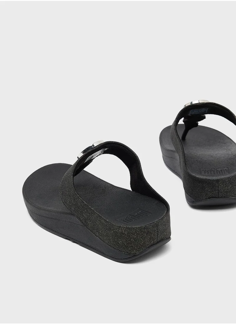FitFlop Halo Shimmer Toe-Post Sandals