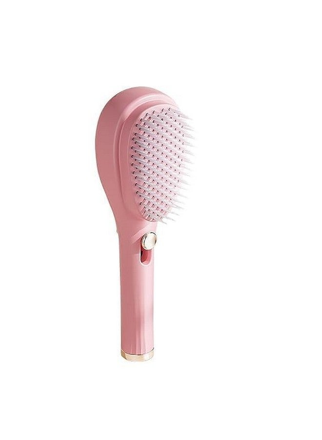 HEROOX Self-Cleaning Anti-Static Massage Comb, Self Cleaning Hair Brush, Massage Comb For Hair, Retractable Rotary Lift Self-Cleaning Comb, Women's Hair Styling Tool (MULTICOLOR) (Pack of 1) - Image 1