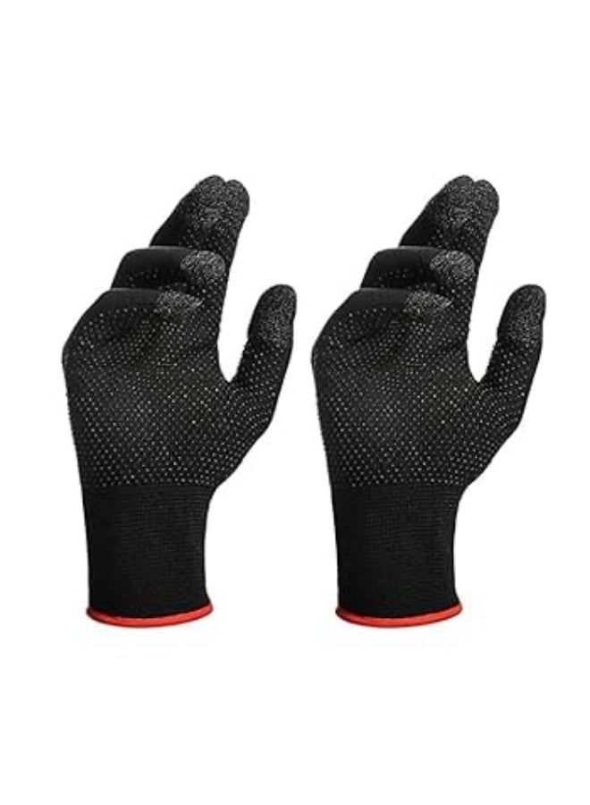 iCool Name of Trust Global PUBG Gaming Gloves, Sweatproof Breathable Silver Nano Fiber Touch Screen Cycling Gloves for Men and Women - Image 3
