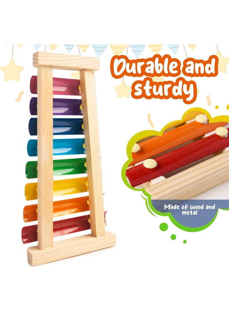 Xylophone for Kids, Xylophone Musical Toy with Child Safe Mallets Educational Musical Instruments Toy for Toddlers - Image 3