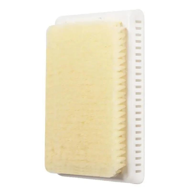 Rubbing Artifact Oversized Back Brush Lazy Back Rubbing Bath Brush Back Massage Don't Ask for People Bathroom Wall Suction Cup Wipe(White Super-large Bath Artifact Brush, 20cm * 30cm boxed) - Image 1