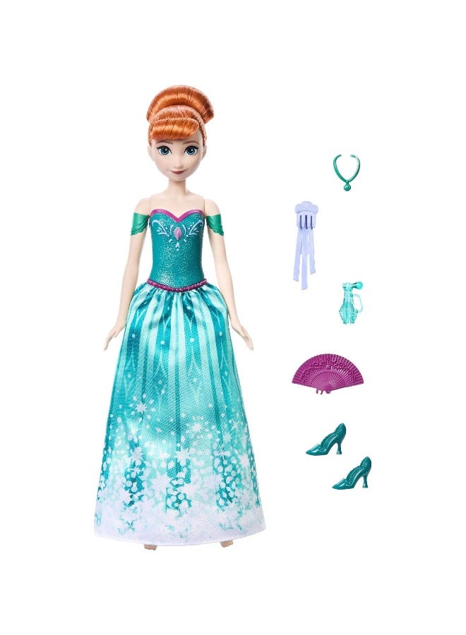 Disney FROZEN Disney Frozen Spin and Reveal Anna Fashion Doll (31.75 cm) with Accessories - Image 3