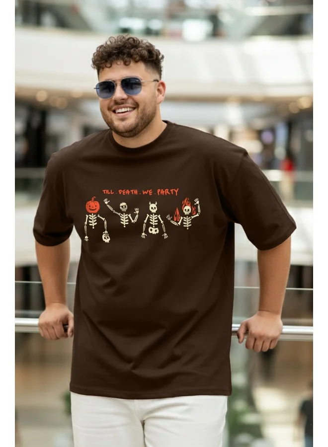 فيردو Veirdo Men’s Oversized , Plus Size  & Regular Fit T-Shirt | Premium Cotton Casual Tee