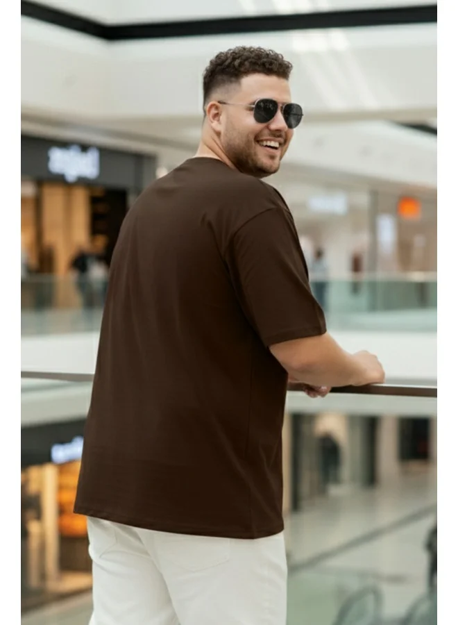 فيردو Veirdo Men’s Oversized , Plus Size  & Regular Fit T-Shirt | Premium Cotton Casual Tee