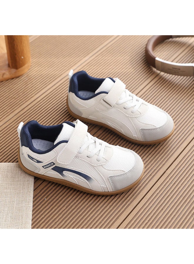 Warrior Kids Comfortable Breathable Children's Sports Shoes Early Spring New Casual Shoes Wz(cl)-2183 Beige Gray Dark Blue Size 33 - Image 3