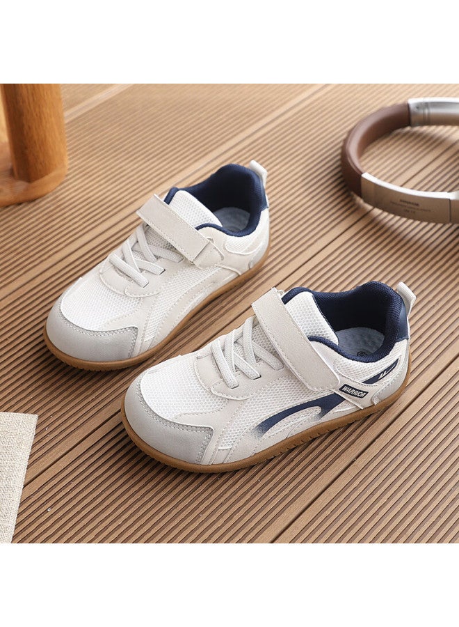 Warrior Kids Comfortable Breathable Children's Sports Shoes Early Spring New Casual Shoes Wz(cl)-2183 Beige Gray Dark Blue Size 33 - Image 2