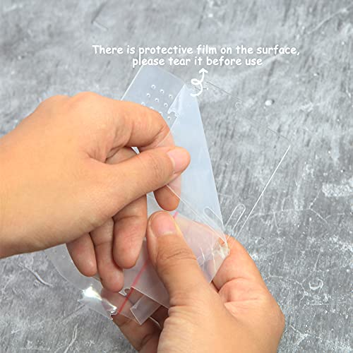 Apol Acrylic Reptile Feeding Box,Reptile Terrarium Transparent Breeding Box Tarantula Enclosure with 2 Straight and Curved Tweezer for Pet Insect Spider Cricket Snail Hermit Crab Lizard,7.9x4.7x4.7inch - Image 2