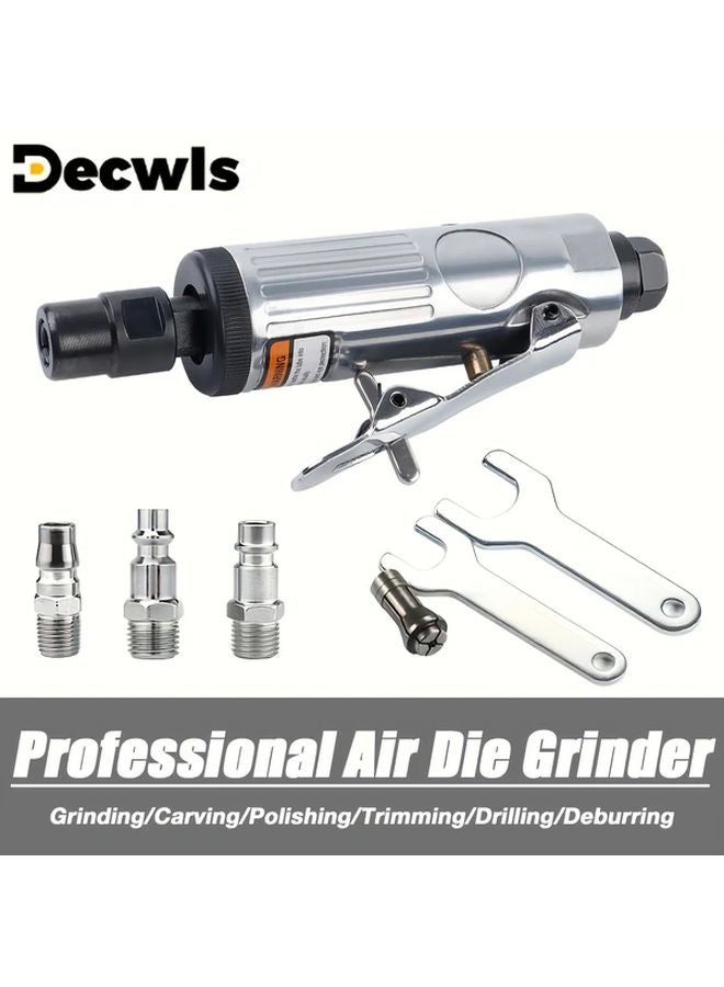 1 Set Compact Air Die Grinder Heavy Duty 1 4 Industrial Polishing Machine - Image 2